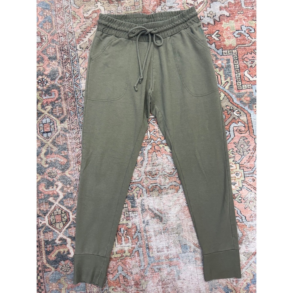 FP Movement Womens Olive Green Jogger Pants Drawstring Waist Small